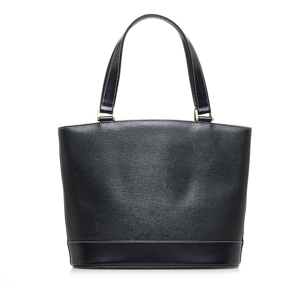 Burberry Nova Check Shadow Black Horse Handbag Leather - Picture 3 of 9